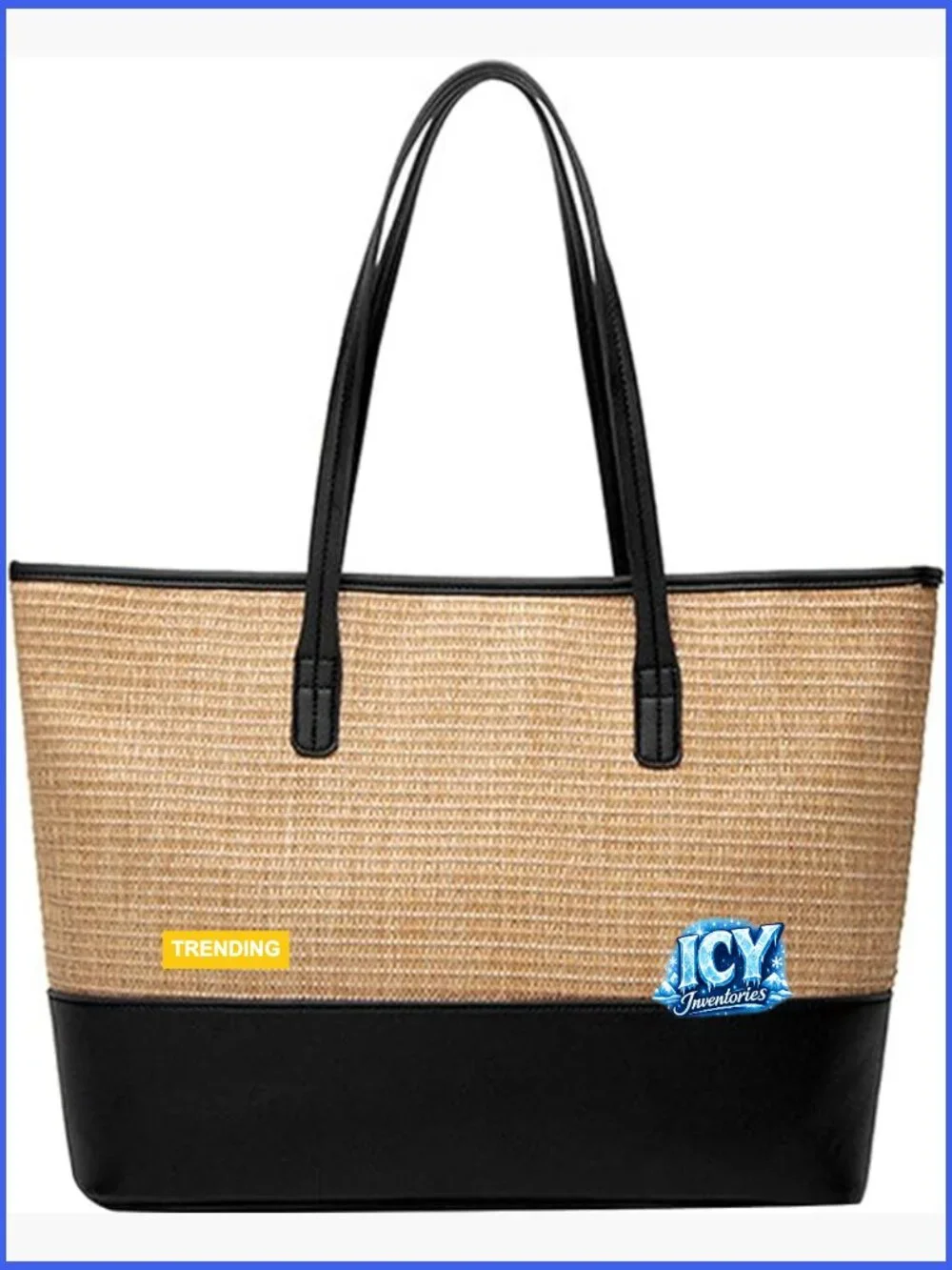 Straw Hobo Tote Bag Hand Woven Shoulder Bag with Tassel